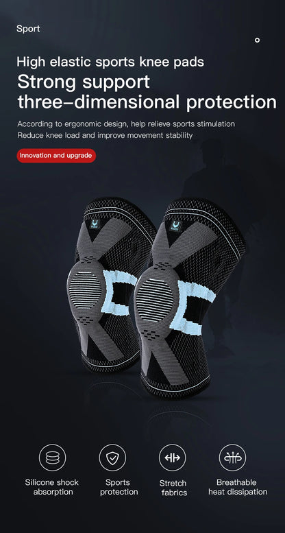 1 piece of compression knee pad, suitable for protecting men and women while running, knee support compression sleeve, sports an