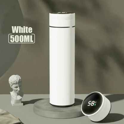 510ml Thermos Coffee Mug Stainless Steel Coffee Cup Temperature Display Vacuum Flask Thermal Tumbler Insulated Cup Water Bottle