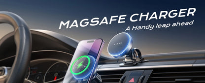 LISEN Hot sales 15W Magnetic Car Mount Charger  Charging Mount Wireless for iPhone 16 Pro Max Accessories Fits