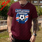 Men's T-Shirt with A Cape Verde 2026 Football Theme Printing Pattern Tshirt Cotton Short-Sleeve Summer Tops Celebration Outfit