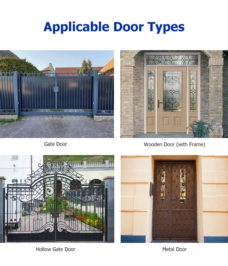 TTLock WIFI Version Built In Gateway Fingerprint Waterproof Outdoor Gate Passcode Rfid Card Keyless Smart Door Lock
