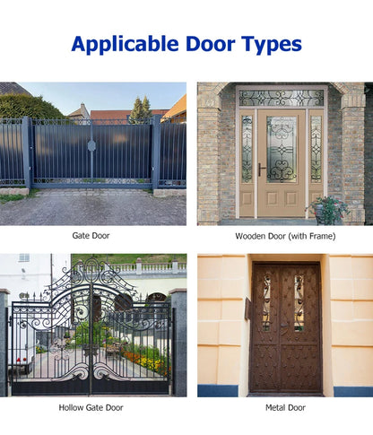 TTLock WIFI Version Built In Gateway Fingerprint Waterproof Outdoor Gate Passcode Rfid Card Keyless Smart Door Lock