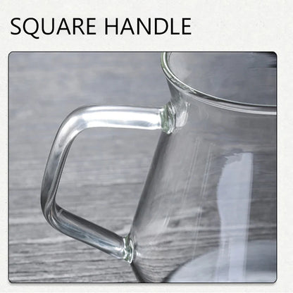 Coffee Server Glass Coffee Pot Heat Resistant Glass Kettle Sharing Pot 600/300ml Pour Over Coffee Espresso Maker Accessories