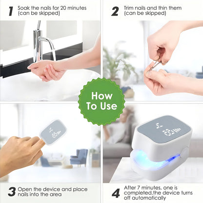 Nail Fungus Treatment Tools Fungal Nail Treatment Device Anti-Equipment Effectively Remove Fungal Toenail Nail Fungal Infection