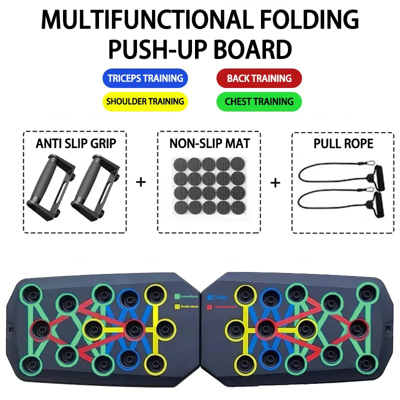 Push-up Plate Men's Practice Pectoral Muscle Multi-functional Bracket Push-up Auxiliary Artifact Home Fitness Equipment