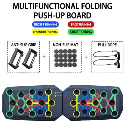 Push-up Plate Men's Practice Pectoral Muscle Multi-functional Bracket Push-up Auxiliary Artifact Home Fitness Equipment