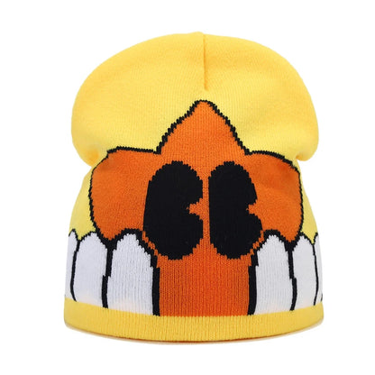 Bocca Beanie Y2K Knitting Hat For Men Women Warm Winter Autumn Letter Cartoon Streetwear Knitting Cap Hip Hop Gorras New Fashion