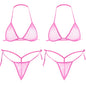 2PCS Women Sexy Lingerie Sets Ultra-thin Mesh Wirefree Bra Set Lingerie Ultra Hot Women's Transparent Exotic Underwear Sets