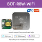 Beok Tuya Wifi Smart Thermostat Battery Powered Mirror LCD Display Gas Boiler Temperature Controller Support Alexa Google Home