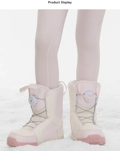 Skiing Women Snow Boot Footwear Snowboard Boots Ski Boots Men Warm Waterproof 2025 Outdoor Thermal Snowboard Shoes Ski Equipment