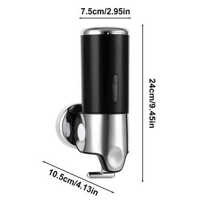 Bathroom Soap Dispenser Press Hand Sanitizer Holder Wall Mount Soap Shampoo Head Shower Liquid Dispenser Bathroom Accessories