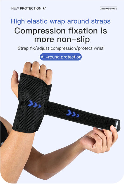 1PCS Wrist Splint Carpal Tunnel Protector Wrist Support Hand Brace Palm Wrap Wrist Injury Fracture Fixed Orthopedic Wristband