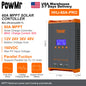 PowMr USA 60A MPPT Solar Charge Controller Can Parallel 12PC Charging 12V 24V 36V 48V LifePo4 Battery Max 160VDC Solar Panel