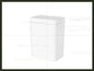 15L Non-Contact Smart Sensor Trash Can Automatic Bagging Electric Bathroom Kitchen Smart Waste Bin for Home Office White