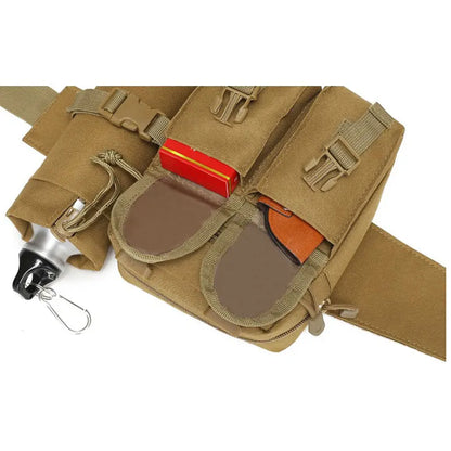 Outdoor Tactical Waist Pack Nylon Hiking Phone Water Bottle Pouch Sport Tool equipment package Hunting Climbing Camping Belt Bag