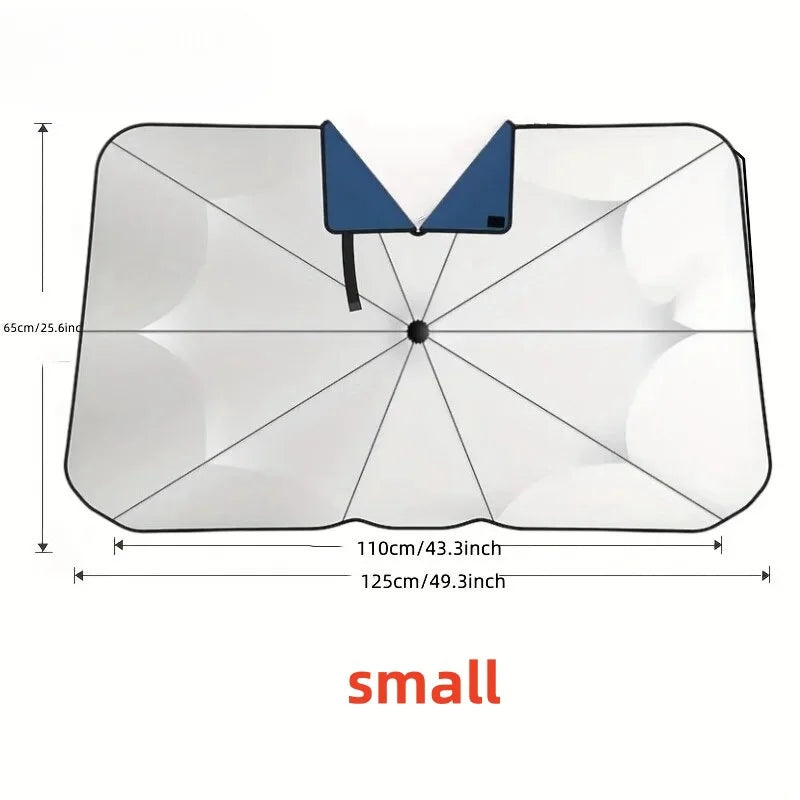 Car Sunshade Umbrella For Auto Shading Car Sun Shade Protector Parasol Summer Sun Interior Windshield Protection Accessories