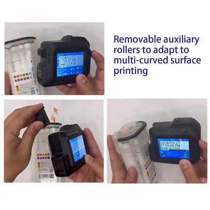 EURANNIT E98 0.5Inch Portable Mini Printer 2.8inch Touchscreen Inkjet Printer Expire Date QR Barcode Logo Label Printing Machine