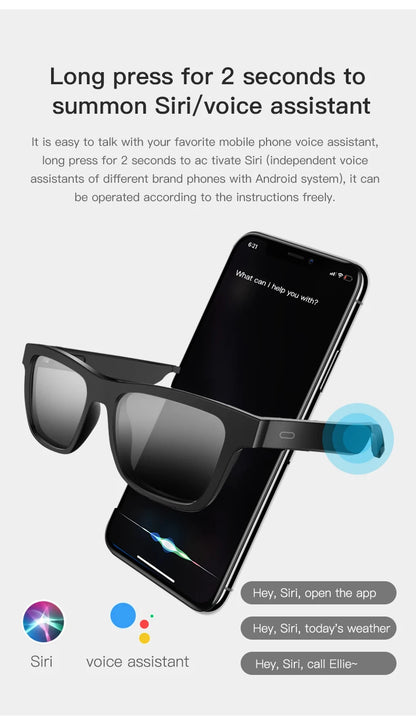 2025 E13PRO New Smart Glasses AI Translation Glasses Bluetooth Audio Glasses Bluetooth Earphones 15 Day Standby