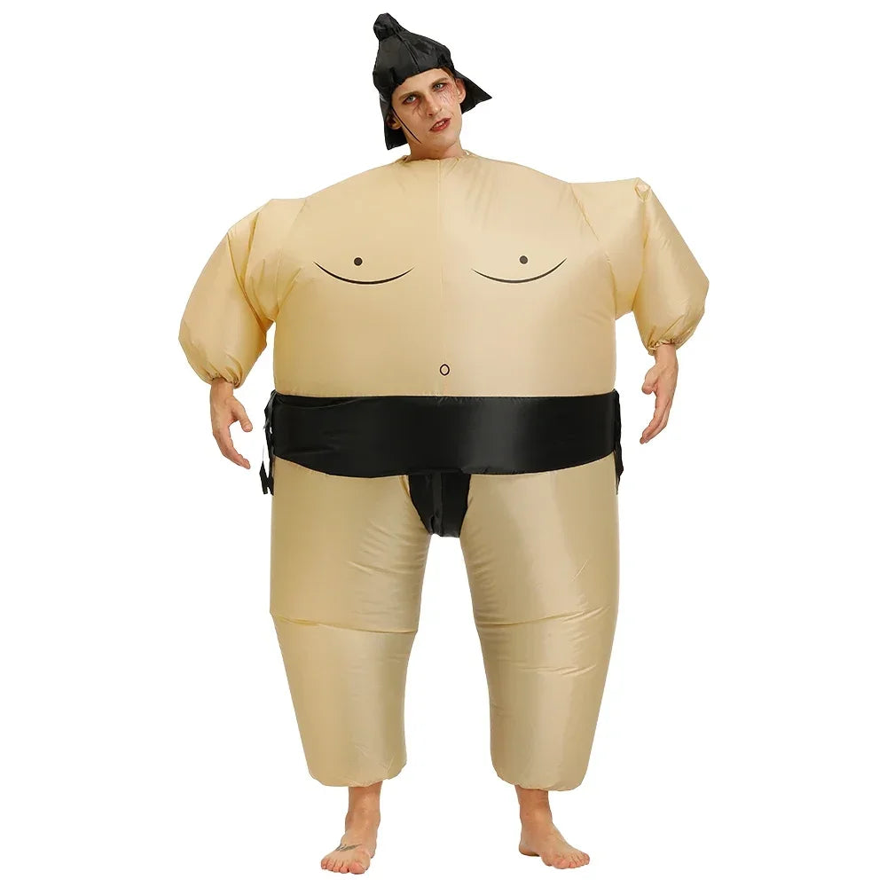 custom Adult Sumo Ballet Clown Inflatable Costumes Purim Halloween Christmas Anime Cosplay Costume Scary Mascot Party Dress ZML
