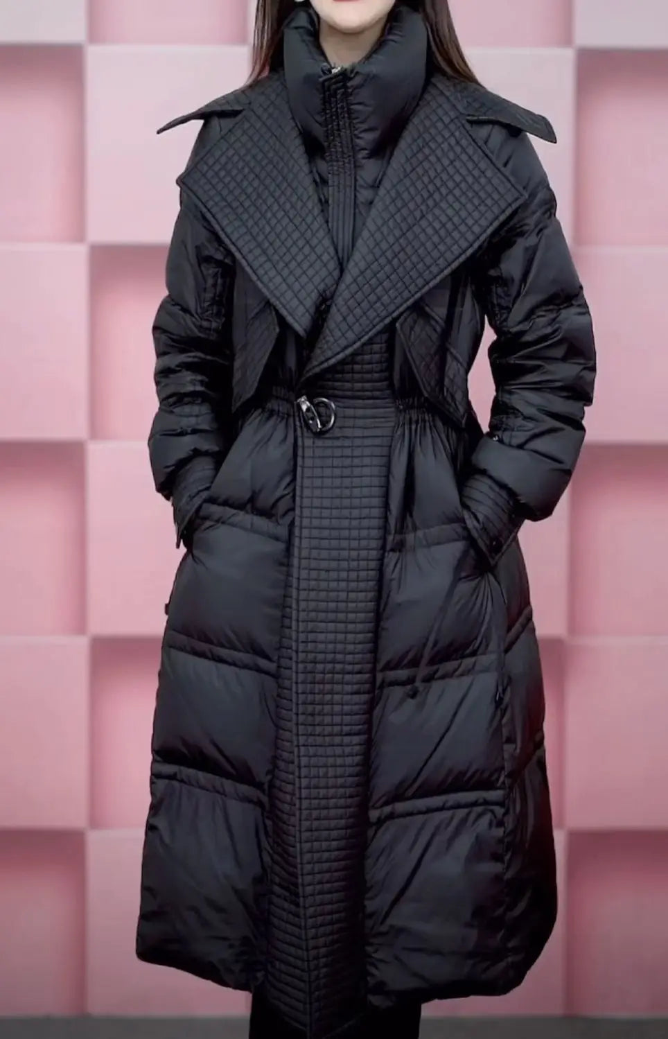 Fashion Long Down Jacket Women Overcoat 2025 New Autumn Winter Slim Thick Parker Coat Female Warm Casual White Duck Down Coats