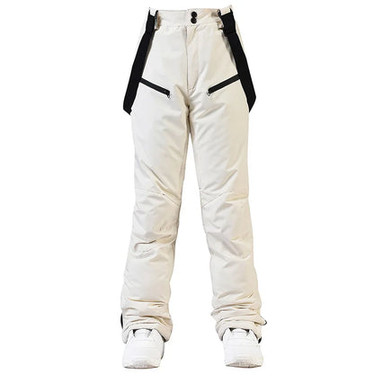 Women's and Men's Ski Pants Windproof Waterproof Snowboarding Pants Winter Outdoor Warm Snow Sports Pants Men Women Skiing