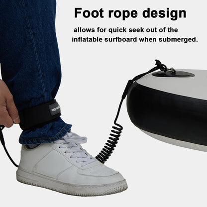 10ft Inflatable Stand-Up Surfboard Seaside Beach Water-skiing Surfboard Pulp Board Water Sports Surfboard Paddle Board
