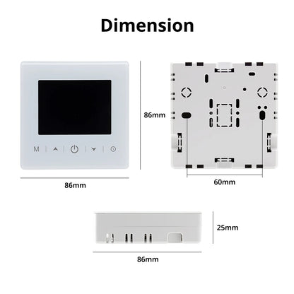 Beok Smart Home Tuya WIFI Thermostat Battery-powered Thermoregulator  for Gas Boiler Smart Life Work with Alexa Google Home