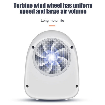 400W Mini Electric Heater 2-speed Quick Heating Home Electric Heater 220V/110V Hot Fan Overheating Protection Air Heat
