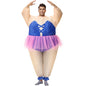 custom Adult Sumo Ballet Clown Inflatable Costumes Purim Halloween Christmas Anime Cosplay Costume Scary Mascot Party Dress ZML