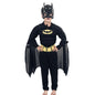 Cartoon Heroes Cosplay Costumes Boys Jumpsuit Bat Costume Set With Cardigan Mask Men Halloween Carnival Girls Party Gifts