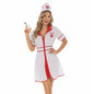 Nurse Costumes Women Sexy Maids Dress with Headwear Syringe suit Adult Cosplay Halloween Costume