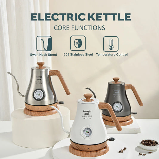 110V/220V stainless steel intelligent temperature control anti overheating kettle teapot