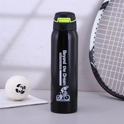 500ml Vacuum Stainless Steel Bicycle Water Bottle Thermal Insulation Cold Cup Cycling Accessories Bike Kettle for Hot Cold Drink