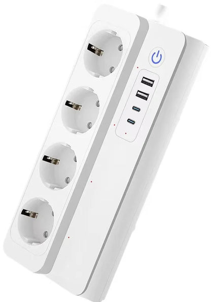 Smart socket WiFi Power Strip Multi Plug With 4 Plug 4USB Port Compatible With alexa google home Smart home Tuya Smart smartlife