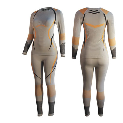 Goexplore Winter Ski Thermal Underwear Sets Men Women Sweat wicking Breathable Quick Dry Tracksuit Ski Thermo Long suit