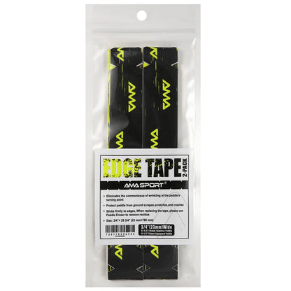 AMASPORT 2Pack Pickleball Paddle Edge Tape 20/23/26mm Paddle Head Edge Guard Racket Edge Protection Tape