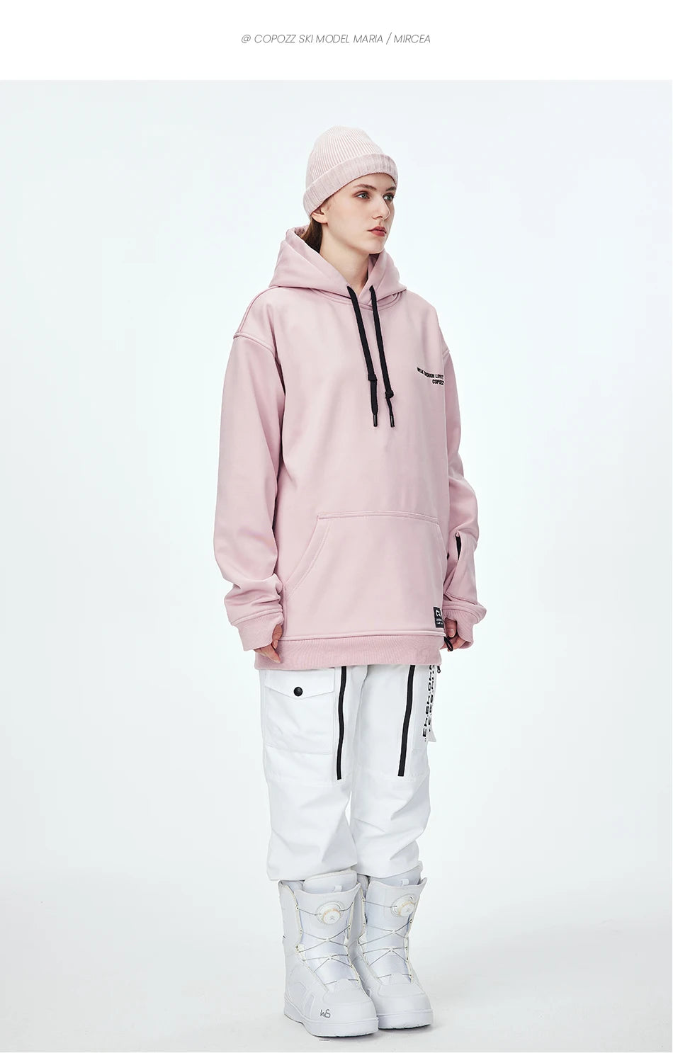 Oversize Ski Hoodie Men Women Warm Windproof Waterproof Snow Hoodie Ski Jacket Skiing Snowboarding Hooded Jackets Ski Equipment