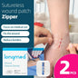 2-10 adhesive bandages with zipper, wound closure device, no need for sutures, quick and painless, outdoor medical care