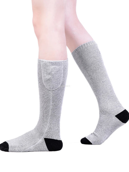 New Heated Socks for Men Women Rechargeable 6000mah Battery Electric Socks Winter Foot Warmer Outdoor Skiing Hunting Fishing