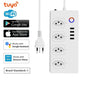 Smart socket WiFi Power Strip Multi Plug With 4 Plug 4USB Port Compatible With alexa google home Smart home Tuya Smart smartlife
