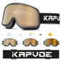 KAPVOE Sale OTG Photochromic Ski Snowboard Goggles Women Men Outdoor Sports Skiing Eyewear UV 400 Winter Snow Protection Glasses