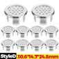 24/1Pcs Faucet Wash Basin Overflow Ring Sink Overflow Cover Home Kitchen Bathroom Basin Trim Bath Sink Round Hollow Ring Plug