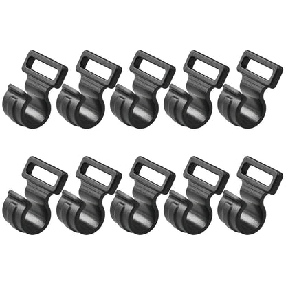 10pcs Tent Wind Rope Clamp Hooks Camping Carabiner Buckles Tent Tool Multifunction Hook Camping Equipment