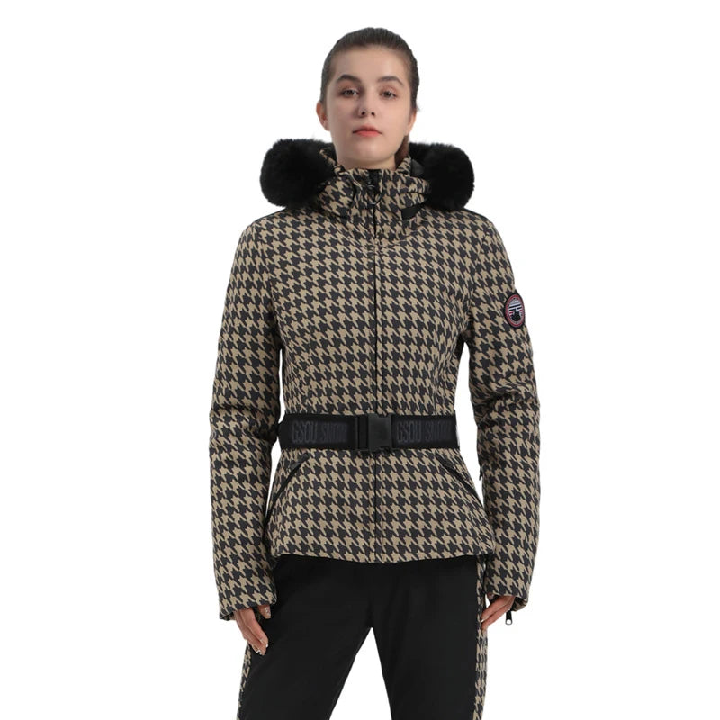 Skiing Jacket 2025 Mountain Snowboard Jackets Winter Hooded Woman Snow Jackets Outdoor Sports Outerwear Windproof Warm Tracksuit