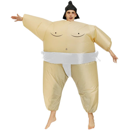 custom Adult Sumo Ballet Clown Inflatable Costumes Purim Halloween Christmas Anime Cosplay Costume Scary Mascot Party Dress ZML