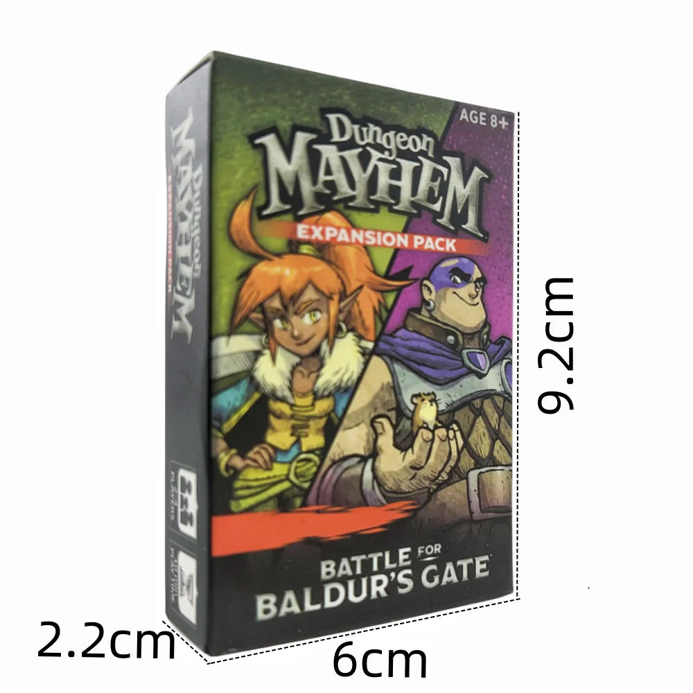Baldur's Gate Dungeon Mayhem Board games Monster Madness Card English version Children's Toy Gift