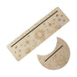 Wooden Tarot Card Stand Holder Moon Phases Altar Base Moon Shape And Rectangle Cards Holder For Witch Divination Tools