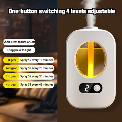 Automatic Diffuser Aromatherapy Machine Air Fragrance Air Freshener Toilet Bathroom Aroma Essential Oil Dispenser HumidifierUltrasonic DiffusersGoWisse.com
