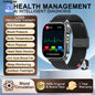 2025 New Mcro Phsical Examination 650nm Laser Therapy ECG Urci Acid Blood Fat Smart Watch Men Blood Pressure Heart Rate Bracelet