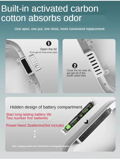 7L Trash Can Smart Sensor Trash Can Automatic Household Electronic Kitchen Trash Bin Toilet Waterproof Narrow Seam Sensor Bin